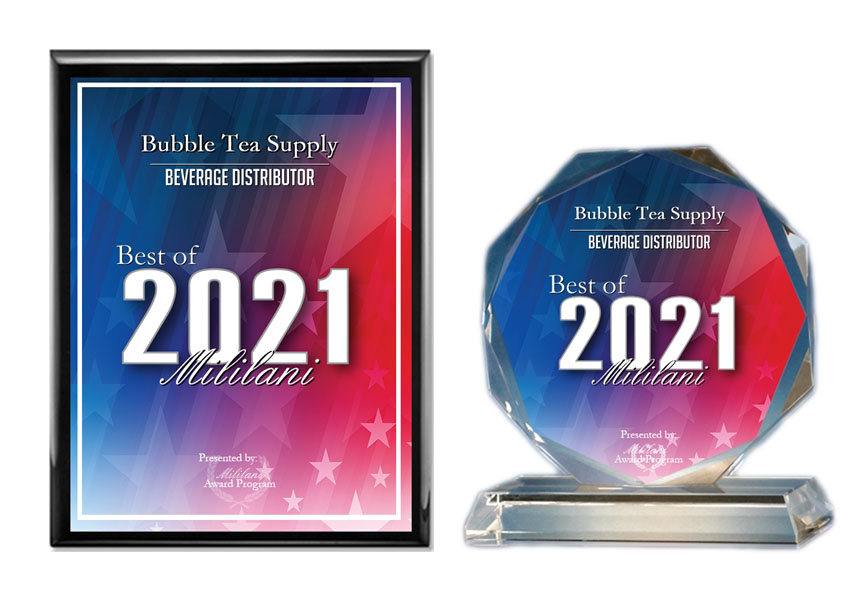Bubble Tea Supply - 2021 Best of Mililani Award