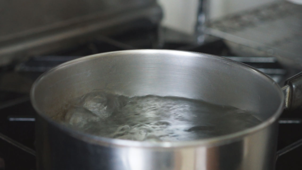 Boil the water