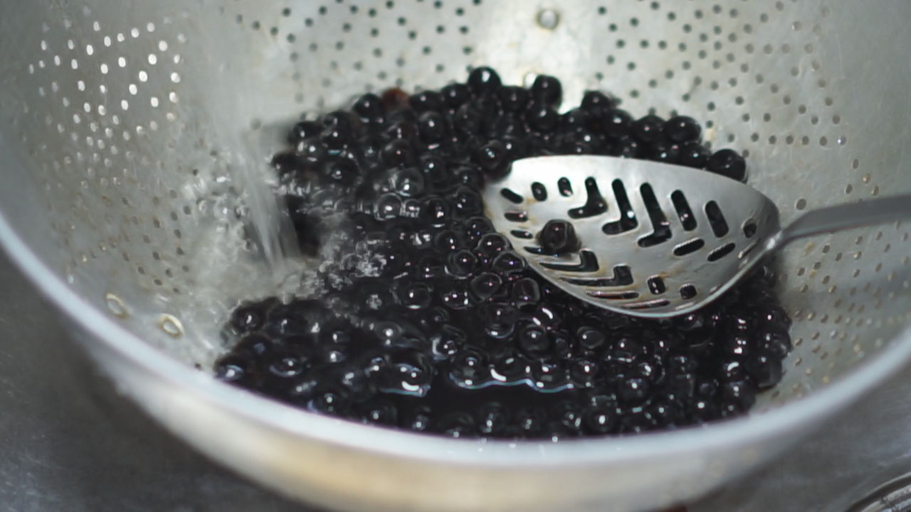 Drain the tapioca